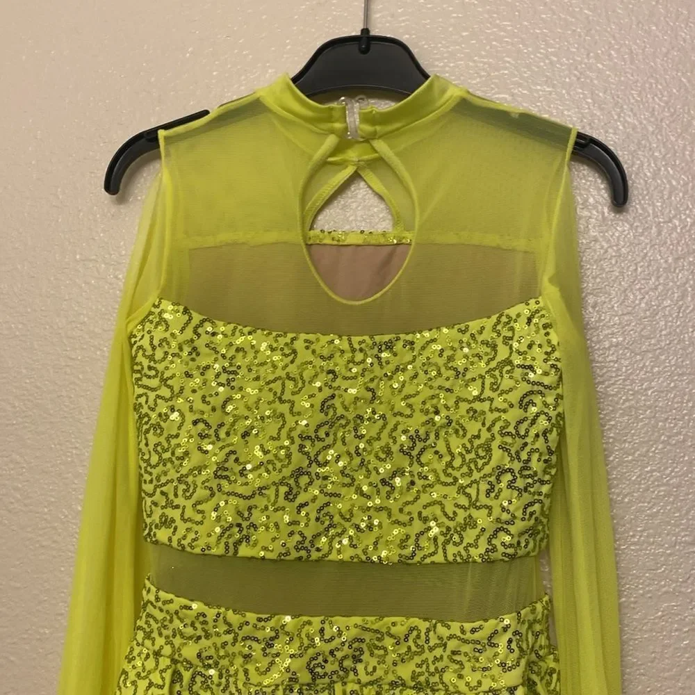 WEISSMAN Dance Costume Poet neon All I Am 11714 jazz contemporary lyrical LC